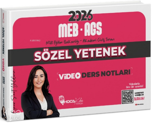 Hoca Kafası 2026 MEB-AGS Sözel Yetenek Video Ders Notları