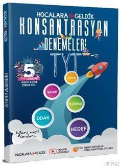 Hocalara Geldik Yayınları TYT Konsantrasyon Denemeleri 5 li Tamamı Çözümlü Hocalara Geldik