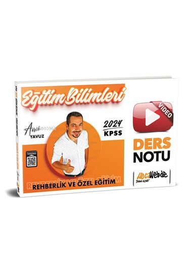Hocawebde 2024 KPSS Eğitim Bilimleri Rehberlik ve Özel Eğitim Video Ders Notları