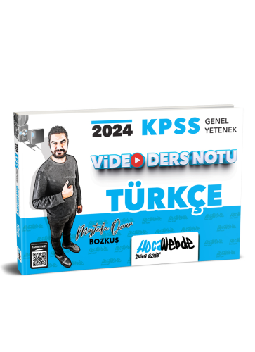 HocaWebde Yayınları 2024 KPSS Genel Yetenek Türkçe Video Ders Notu