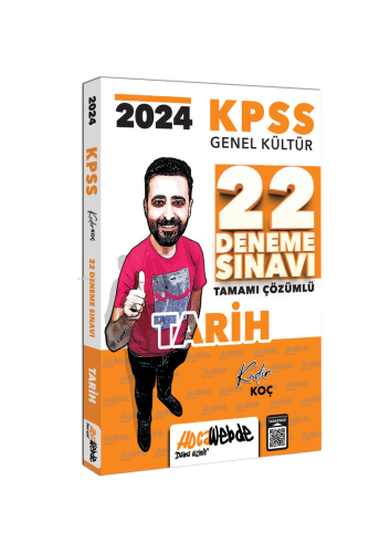 HocaWebde Yayınları 2024 KPSS GK Tarih Tamamı Çözümlü 22 Deneme Sınavı