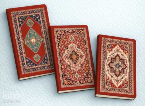 Hünkar Etnik Desen Üçlü Defter Seti Çizgili A5