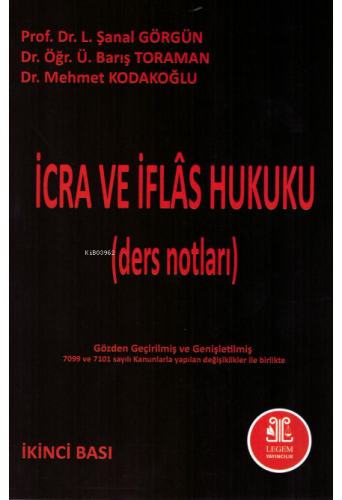İcra ve İflas Hukuku (Ders Notları)