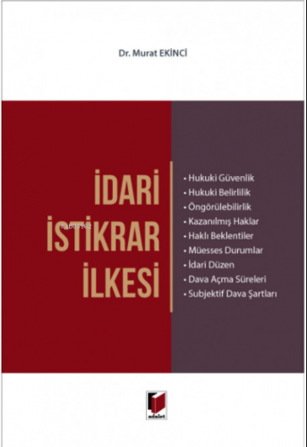 İdari İstikrar İlkesi