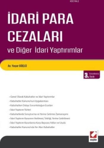 İdari Para Cezaları; ve Diğer İdari Yaptırımlar