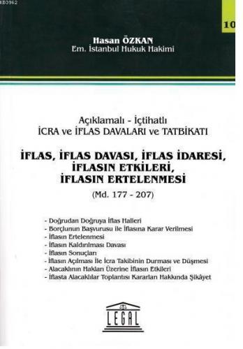 İflas, İflas Davası, İflas İdaresi, İflasın Ertelenmesi