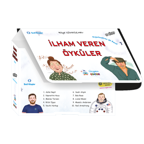 İlham Veren Öyküler - (8 Kitaplı Okuma Seti + Değerlendirme Eki) Kutulu