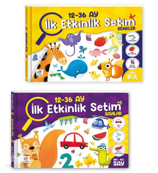 İlk Etkinlik Kitabım Seti (12 - 36 Ay) ;Sayılar - Renkler