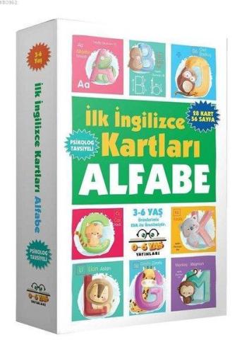 İlk İngilizce Kartları - Alfabe (3-6 Yaş)