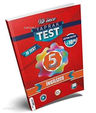 İlk Önce Yayıncılık 5. Sınıf İngilizce Yaprak Test