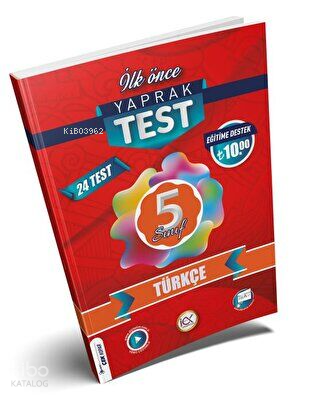 İlk Önce Yayıncılık 5. Sınıf Türkçe Yaprak Test