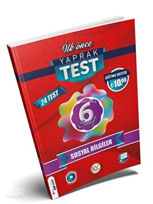 İlk Önce Yayıncılık 6. Sınıf Sosyal Bilgiler Yaprak Test