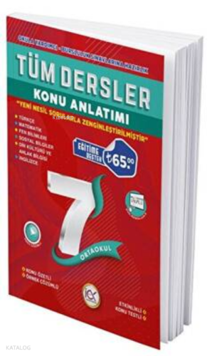 İlk Önce Yayıncılık 7. Sınıf Tüm Dersler Konu Anlatımı