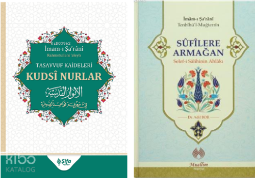 İmam Şarani Tasavvuf Seti Kudsi Nurlar ve Sufilere Armağan (Ciltli)