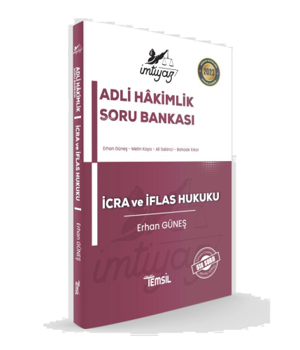 İmtiyaz Adli Hakimlik İcra ve İflas Hukuku Soru Bankası