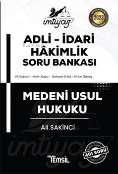 İmtiyaz Adli İdari Hakimlik Medeni Usul Hukuku Soru Bankası