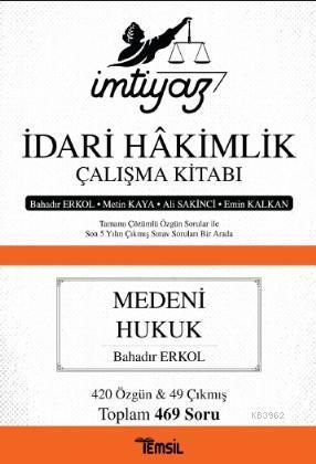 İmtiyaz - İdari Hakimlik Çalışma Kitabı - Medeni Hukuk