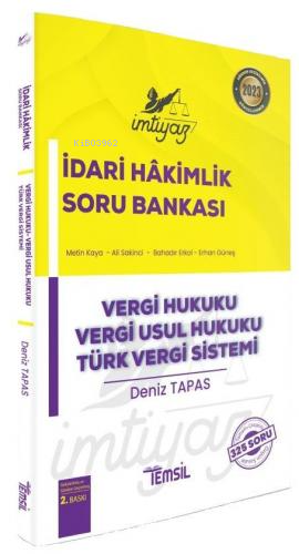 İmtiyaz İdari Hakimlik Vergi Hukuku, Vergi Usul Hukuku, Türk Vergi Sistemi Soru Bankası Çözümlü