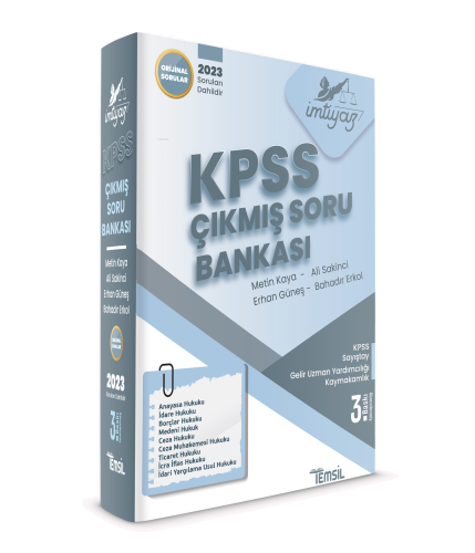 İmtiyaz  Kpss Çıkmış Soru Bankası