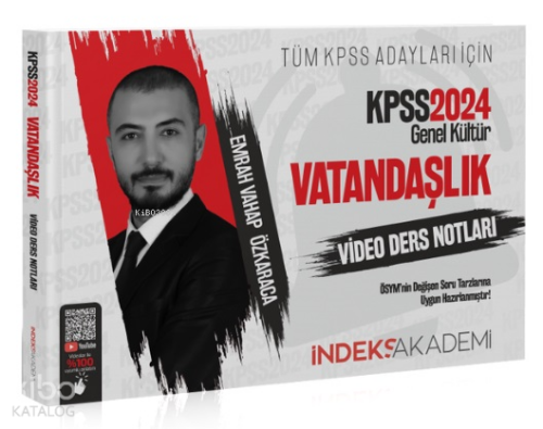 İndeks Akademi 2024 KPSS Vatandaşlık Video Ders Notları