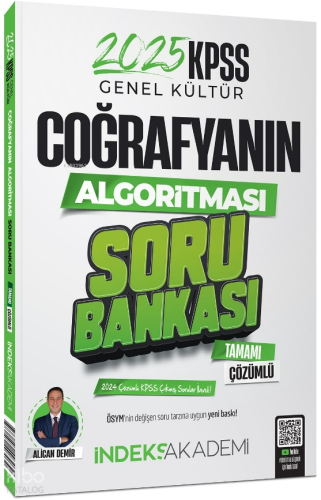 İndeks Akademi 2025 KPSS Coğrafyanın Algoritması Soru Bankası Çözümlü