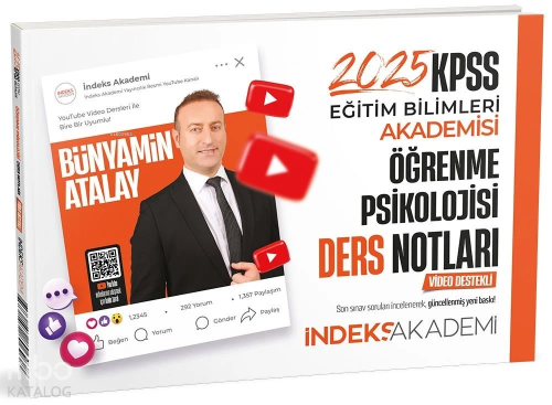 İndeks Akademi 2025 KPSS Eğitim Bilimleri Öğrenme Psikolojisi Video De