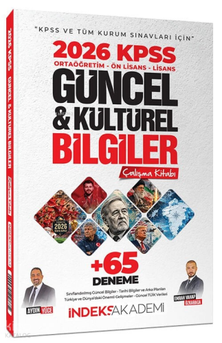 İndeks Akademi 2026 KPSS Güncel ve Kültürel Bilgiler Çalışma Kitabı (6