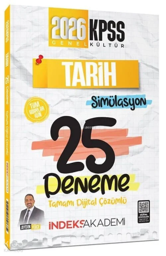 İndeks Akademi 2026 KPSS Tarih Simülasyon 25 Deneme Çözümlü