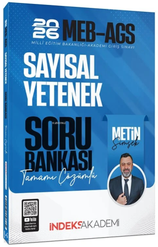 İndeks Akademi 2026 MEB-AGS Sayısal Yetenek Soru Bankası Çözümlü