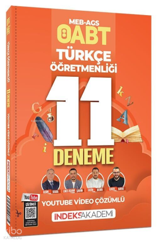 İndeks Akademi 2026 ÖABT MEB-AGS Türkçe Öğretmenliği 11 Deneme Youtube
