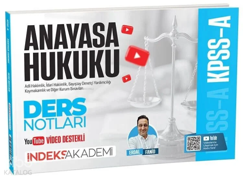 İndeks Akademi KPSS A Grubu Anayasa Hukuku Video Ders Notları