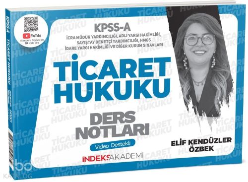 İndeks Akademi KPSS A Grubu Ticaret Hukuku Soru Bankası Çözümlü