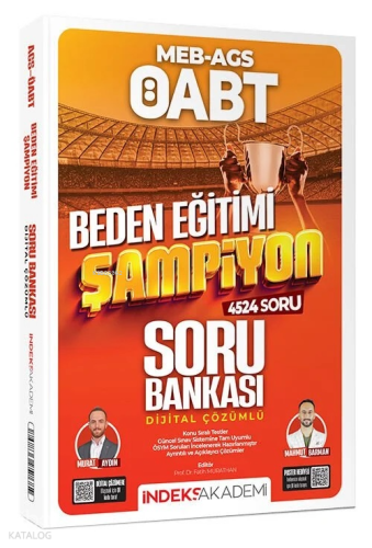 İndeks Akademi ÖABT MEB-AGS Beden Eğitimi Şampiyon Soru Bankası Çözümlü