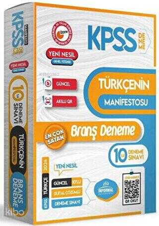 İnformal Yayınları KPSS Türkçenin Manifestosu 10 Deneme Çözümlü