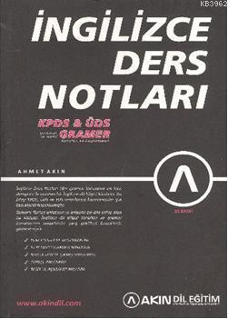 İngilizce Ders Notları; Kpds & Üds Gramer