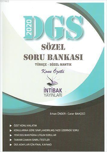 İntibak - 2020 Dgs Sözel Konu Özetli Soru Bankası (Yeni)