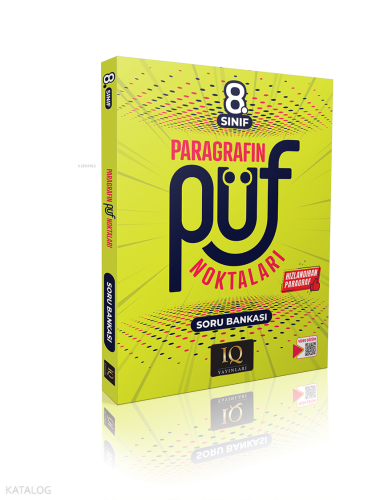 Iq Yayınları 8.Sınıf  Püf Paragraf Soru Bankası