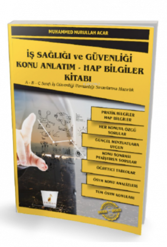 İş Sağlığı ve Güvenliği İSG Konu Anlatım - Hap Bilgiler Kitabı