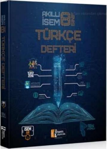 İsem 2021 8.Sınıf Akıllı İsem Türkçe Defteri İsem Yayıncılık
