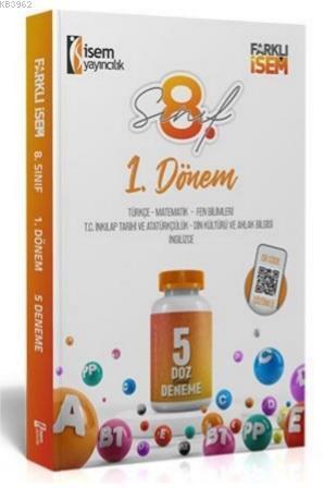 İsem 2021 LGS Farklı İsem 8.Sınıf 1 Dönem Tüm Dersler Tamamı Çözümlü 5 Deneme