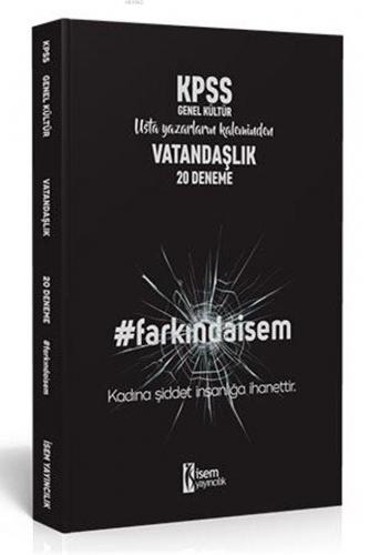 İsem Yayınları 2020 KPSS Genel Kültür Vatandaşlık Farkındaİsem 20 Deneme