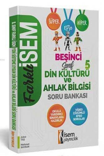 İsem Yayınları 5. Sınıf Din Kültürü ve Ahlak Bilgisi Soru Bankası İsem