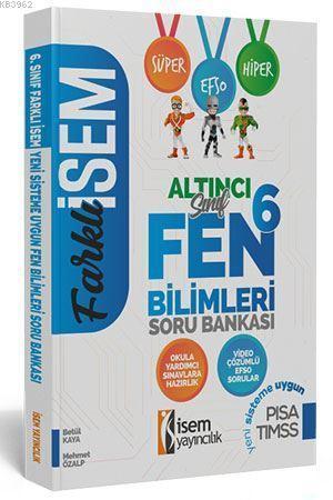 İsem Yayınları 6. Sınıf Fen Bilimleri Soru Bankası İsem