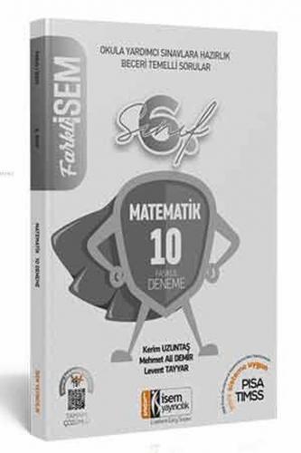 İsem Yayınları 6. Sınıf Matematik 10 Deneme İsem