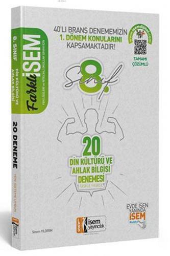İsem Yayınları 8. Sınıf 1. Dönem LGS Din Kültürü ve Ahlak Bilgisi Fark