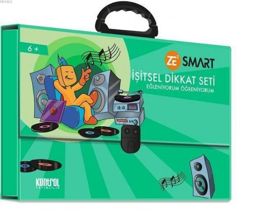 İşitsel Dikkat Seti 6 Yaş ve Üzeri - ZE² Smart - Eğleniyorum Eğleniyorum; 13 Kitap - 1 Adet 8 Taşlı Eşleştirme Paneli