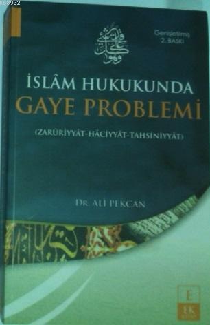 İslam Hukukunda Gaye Problemi; Zaruriyyat- Haciyyat- Tahsiniyyat