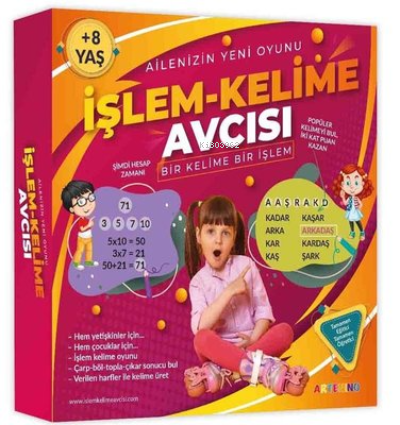 İşlem Kelime Avcısı Kutu Oyunu