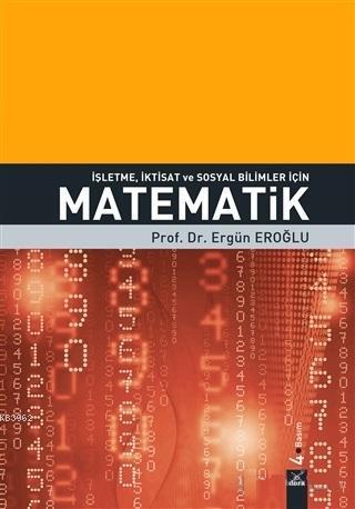 İşletme İktisat ve Sosyal Bilimler için Matematik