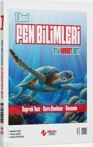 İşleyen Zeka 7. Sınıf Fen Bilimleri 3 lü Kuvvet Serisi Seti